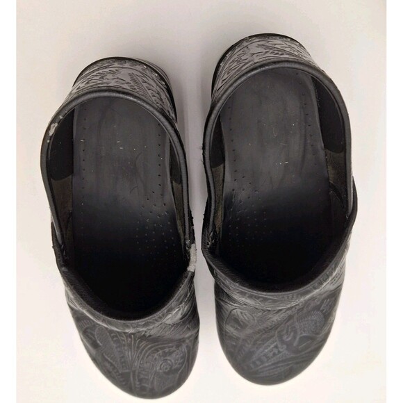 Dansco Professional Tooled Floral Clog Nursing EU-41  US 10.5 - 11 - Picture 10 of 16